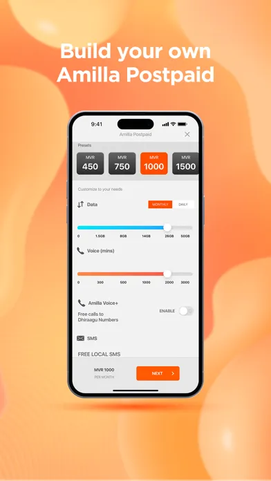 Dhiraagu Screenshots